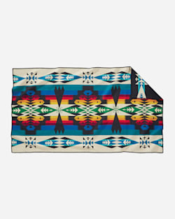 ADDITIONAL VIEW OF TUCSON SADDLE BLANKET IN BLACK image number 2