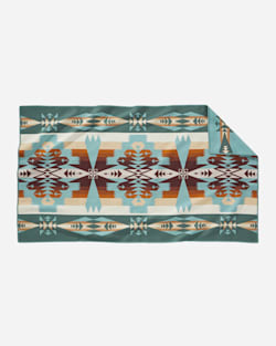 ADDITIONAL VIEW OF TUCSON SADDLE BLANKET IN AQUA image number 2