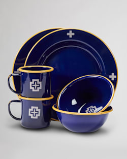 PENDLETON CAMP ENAMELWARE DISHES IN NAVY CAMP CROSS image number 1