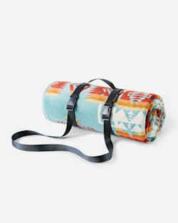 CHIEF JOSEPH TOWEL FOR TWO WITH CARRIER IN AQUA image number 2