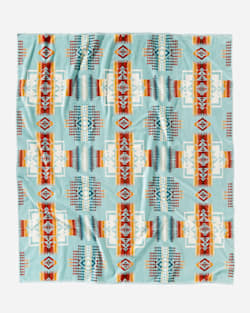 ALTERNATE VIEW OF CHIEF JOSEPH TOWEL FOR TWO WITH CARRIER IN AQUA image number 1