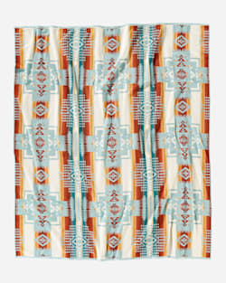 ALTERNATE VIEW OF CHIEF JOSEPH TOWEL FOR TWO WITH CARRIER IN AQUA image number 3