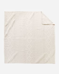 ALTERNATE VIEW OF GANADO COTTON MATELASSE COVERLET IN BEIGE image number 3