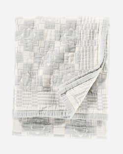 CHIEF JOSEPH COTTON MATELASSE THROW IN SLATE image number 1