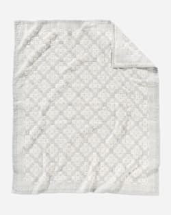 ALTERNATE VIEW OF CHIEF JOSEPH COTTON MATELASSE THROW IN SLATE image number 2