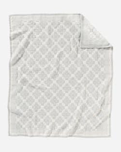 ALTERNATE VIEW OF CHIEF JOSEPH COTTON MATELASSE THROW IN SLATE image number 3