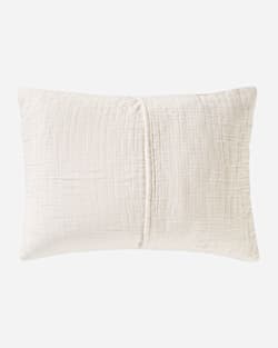 ALTERNATE VIEW OF GANADO COTTON MATELASSE SHAM IN BEIGE image number 2