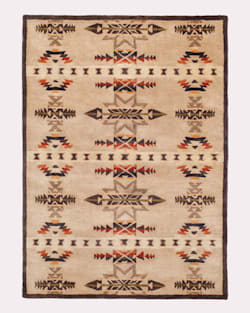 HANDMADE GATEKEEPER RUG IN BEIGE image number 1