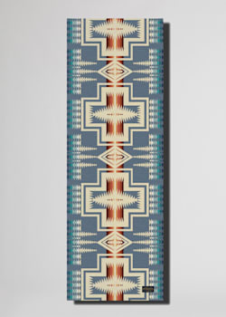 ALTERNATE VIEW OF PENDLETON HARDING YOGA MAT IN SLATE HARDING image number 3
