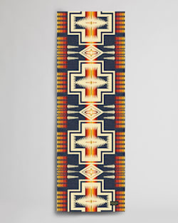 ALTERNATE VIEW OF PENDLETON HARDING YOGA MAT IN NAVY HARDING image number 2