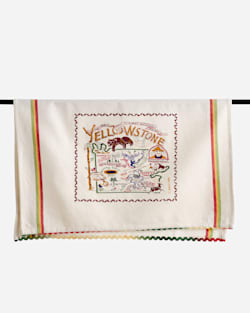 NATIONAL PARK EMBROIDERED DISH TOWELS IN YELLOWSTONE image number 1