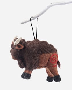FOREST FRIENDS FELT ORNAMENTS IN BROWN BISON image number 1