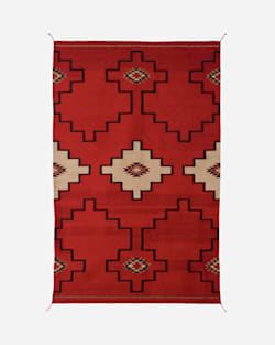 STEPS TO THE SKY RUG IN RED/BLACK image number 1