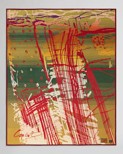 CHIHULY BLANKET #24 IN GREEN/RED/GOLD image number 1