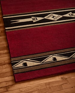 ALTERNATE VIEW OF HANDMADE GATEKEEPER RUG IN RED image number 2