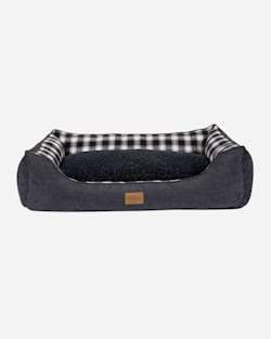 CHARCOAL OMBRE PLAID KUDDLER DOG BED IN SIZE X-LARGE image number 4