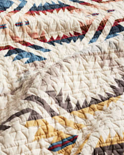 ALTERNATE VIEW OF WHITE SANDS PRINTED QUILT SET IN IVORY MULTI image number 4