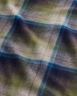 ALTERNATE VIEW OF ROLL-UP BLANKET IN HAYSTACK PLAID image number 3