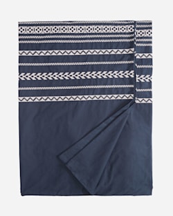 ADDITIONAL VIEW OF BOHEMIAN FAIR ISLE DUVET COVER SET IN INDIGO image number 2