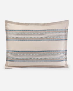 ADDITIONAL VIEW OF IKAT ESCALANTE DUVET COVER SET IN CAMEL image number 3