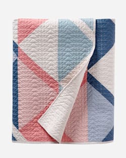 SERRADO PIECED QUILT SET IN TAN MULTI image number 1