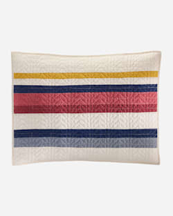 ADDITIONAL VIEW OF FIRE LEGEND PIECED QUILT SET IN IVORY MULTI image number 3