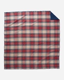 ADDITIONAL VIEW OF VINTAGE DRESS STEWART COVERLET IN RED MULTI image number 2