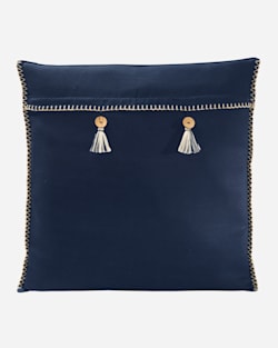 ADDITIONAL VIEW OF HARDING SQUARE PILLOW IN NAVY MULTI image number 2