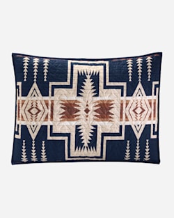 ADDITIONAL VIEW OF HARDING COVERLET IN NAVY MULTI image number 3