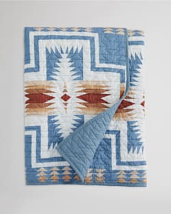 HARDING COVERLET SET IN DENIM BLUE image number 1