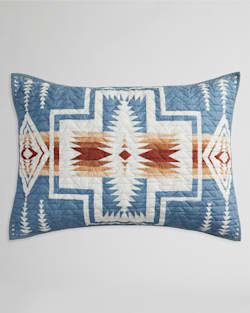 ALTERNATE VIEW OF HARDING COVERLET SET IN DENIM BLUE image number 6