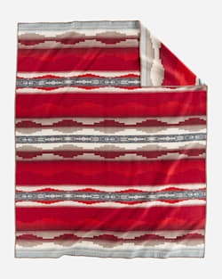 ALTERNATE VIEW OF ALAMOSA BLANKET IN RED MULTI image number 2