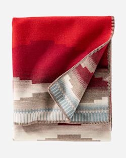 ALTERNATE VIEW OF ALAMOSA BLANKET IN RED MULTI image number 3