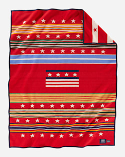 GRATEFUL NATION BLANKET IN RED MULTI image number 1