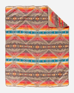 ALTERNATE VIEW OF SIERRA RIDGE CRAFTSMAN BLANKET IN TAN image number 2