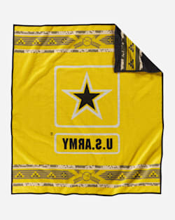 ALTERNATE VIEW OF COURAGE AND COUNTRY BLANKET IN CHARCOAL image number 2