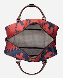 ALTERNATE VIEW OF SPIDER ROCK WEEKENDER BAG IN RUST/NAVY image number 2