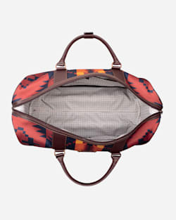 ALTERNATE VIEW OF SPIDER ROCK ROLLING DUFFEL BAG IN RUST/NAVY image number 2