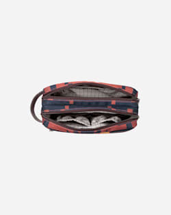 ALTERNATE VIEW OF SPIDER ROCK TOILETRY BAG IN RUST/NAVY image number 2