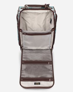 ALTERNATE VIEW OF HARDING ROLLING UNDERSEAT CARRY-ON IN AQUA image number 2