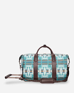 ALTERNATE VIEW OF HARDING ROLLING DUFFEL BAG IN AQUA image number 3