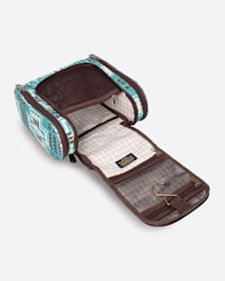 ALTERNATE VIEW OF HARDING DELUXE TOILETRY BAG IN AQUA image number 2
