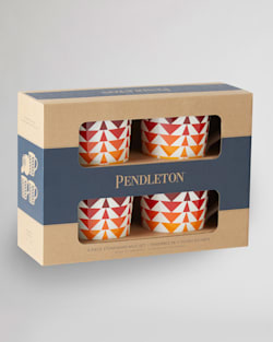 ALTERNATE VIEW OF HARDING TAPERED MUGS, SET OF 4 IN GOLD MULTI image number 2