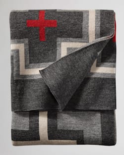 ALTERNATE VIEW OF SAN MIGUEL KNIT THROW IN GREY image number 3