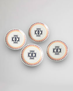 HARDING 8" PLATE, SET OF 4 IN GOLD MULTI image number 1