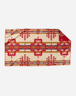 ALTERNATE VIEW OF ROCK POINT SADDLE BLANKET IN SCARLET image number 2