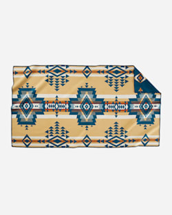 ALTERNATE VIEW OF ROCK POINT SADDLE BLANKET IN BLUE image number 2