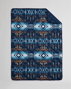 PACKABLE THROW IN NAVY PILOT ROCK image number 1