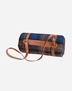 ADDITIONAL VIEW OF MOTOR ROBE WITH LEATHER CARRIER IN SHELTER BAY PLAID image number 3