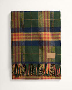 ALTERNATE VIEW OF MOTOR ROBE THROW WITH LEATHER CARRIER IN FOREST PARK image number 3